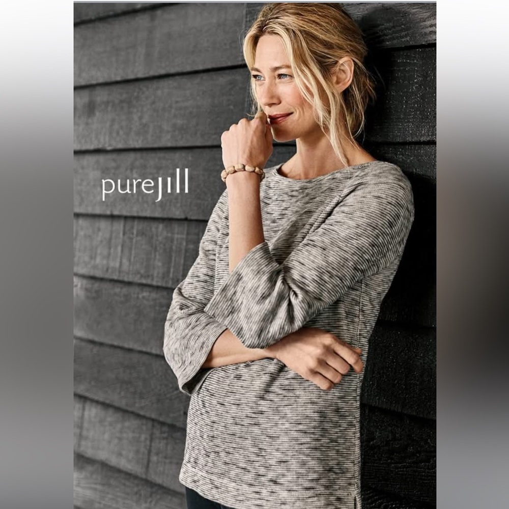 J. Jill Pure Jill Gray Women's Sweater